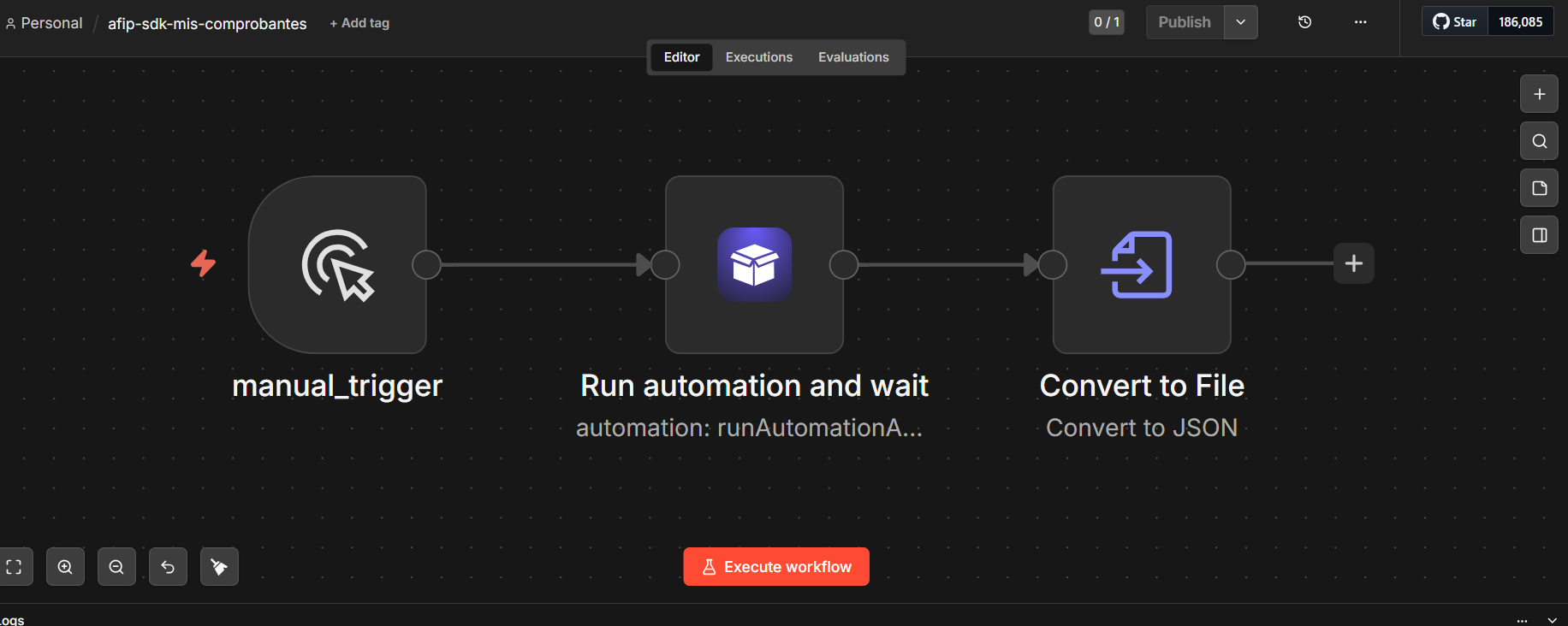 Workflow en n8n