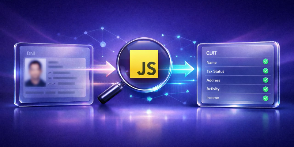 Obtener información de un DNI en NodeJS