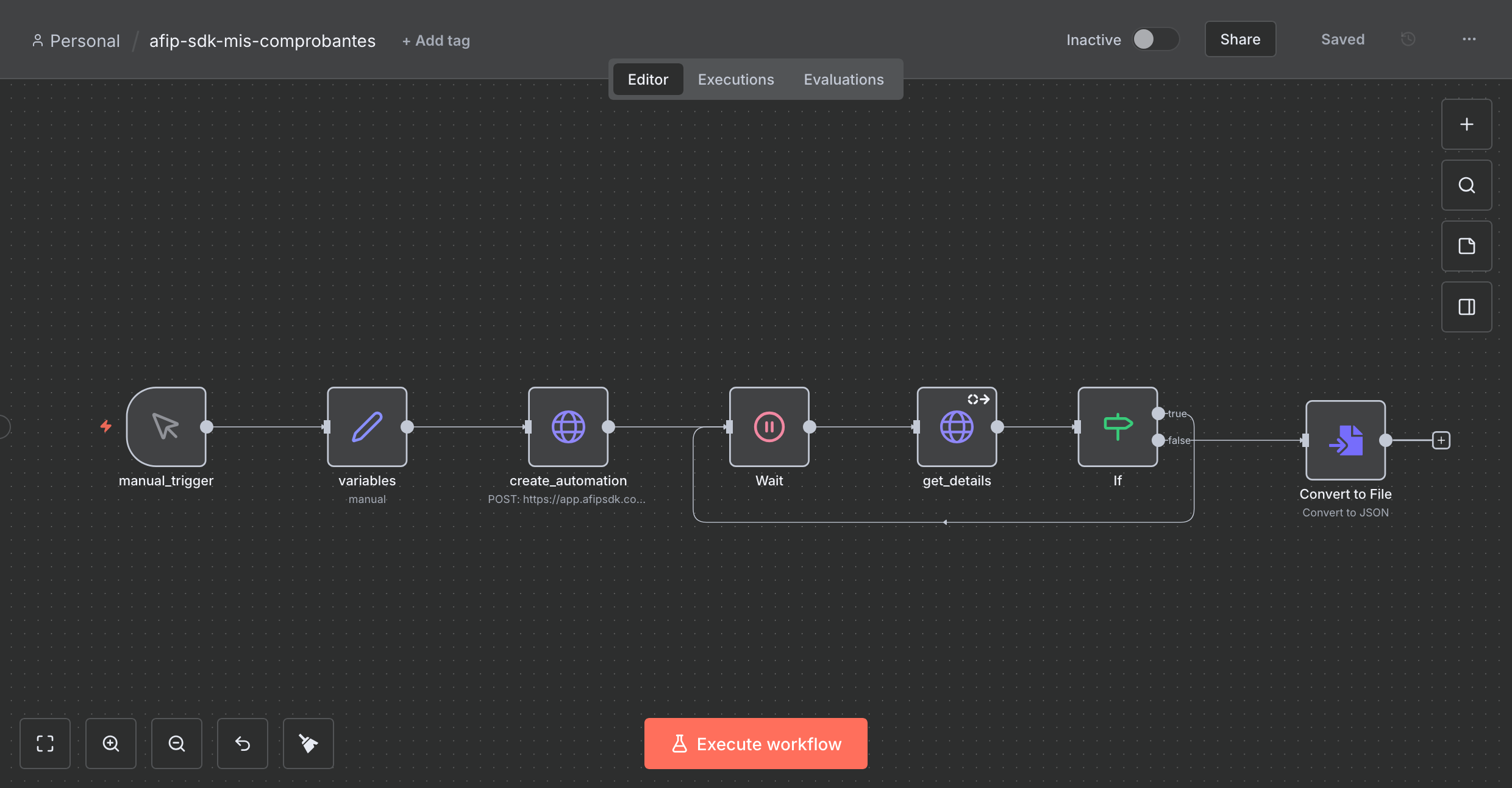 Descargar Mis Comprobantes de ARCA en n8n