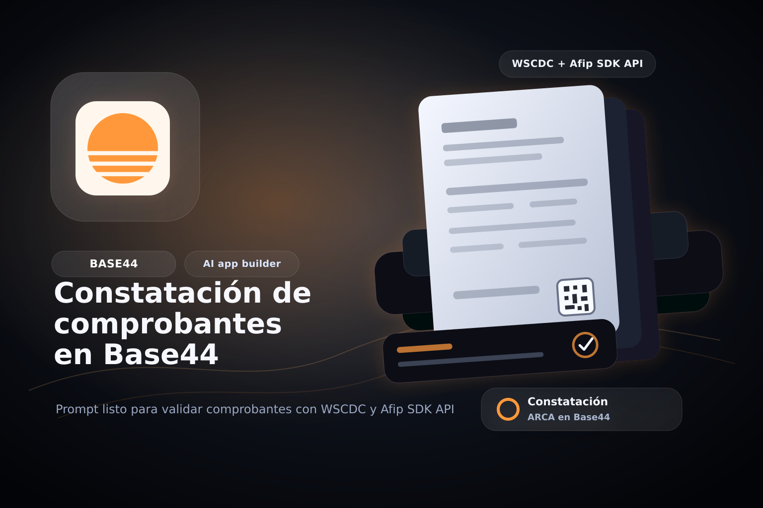 Realizar constatación de comprobantes de ARCA en Base44